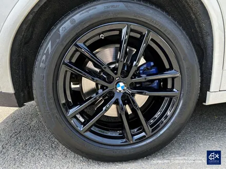 BMW X4 휠수리 후 블랙유광 휠도색 / 용인 처인구