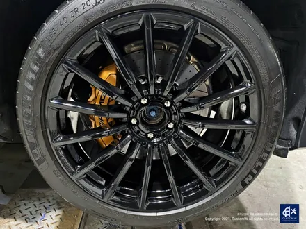 벤츠 GT43 AMG 휠수리 후 블랙유광 휠도색 / 용인 처인구