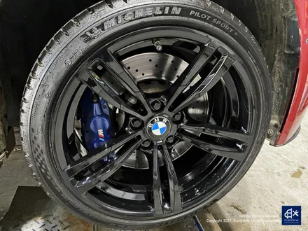 BMW M4 437M 휠수리 후 블랙 유광 휠도색 / 용인 처인구