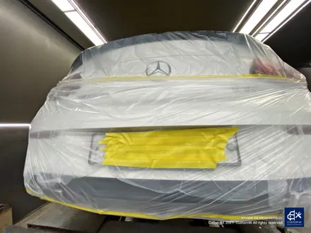 벤츠 C63 AMG 블랙 실버 투톤 유광 휠도색 + 레드 캘리퍼 도색 / 용인 처인구