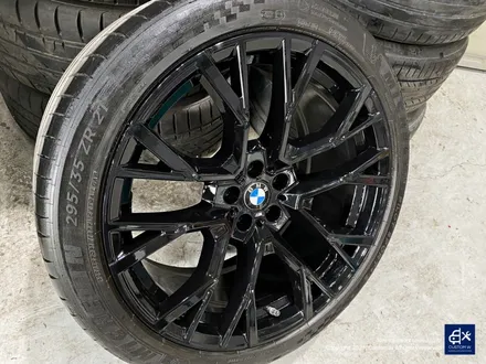 BMW X5M 809M 휠수리 후 블랙유광 휠도색 / 용인 처인구