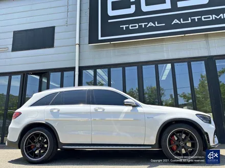 벤츠 GLC43 AMG 휠수리 후 블랙 실버 투톤 유광 휠도색 / 용인 처인구