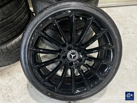 벤츠 CLS400d 휠수리 후 블랙유광 휠도색 + 레드 캘리퍼 도색 / 용인 처인구