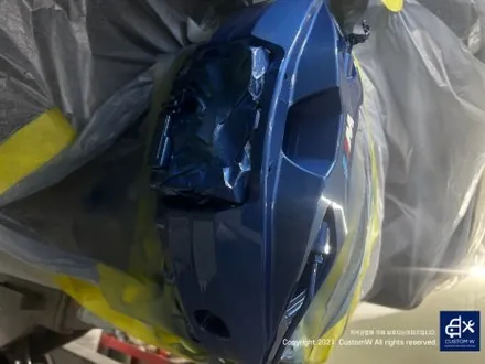 와_! 이게 플렉스다_! 전기차 럭셔리 세단 BMW I7 블루 캘리퍼 도색 고객과의 소통을 중요시하는 커스텀 W (feat. 훈훈한 카톡 내용 캡처 ) / 용인 처인구