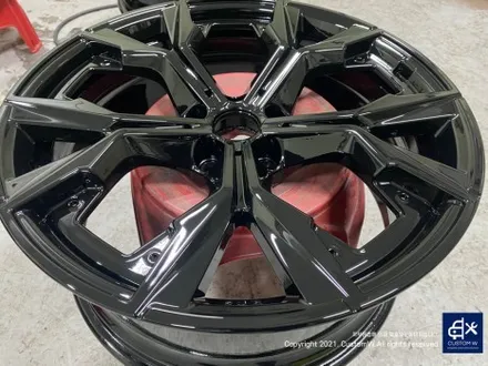 BMW G24 420i 860M 19인치 유광 블랙 휠 도색 + 휠 커버 20개도 함께 도색. (feat. 휠 커버가 왜 이리 많은 건가..;;) / 용인 처인구