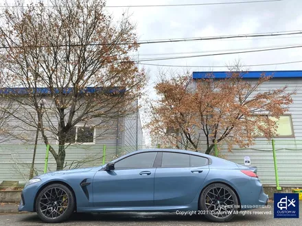 난이도가 높은  BMW M8  그란 쿠페 컴페티션 813M 휠 상처 수리 후, 다이아몬드 커팅 휠 복원 / 용인 처인구
