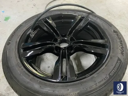 BMW F15 X5 30D 블랙 유광 휠도색 + 부식 제거 후, 캘리퍼 도색 허브 방청 코팅 작업까지_! / 용인 처인구