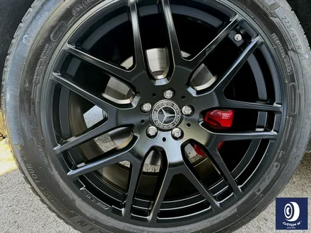 벤츠 GLE400D (휠은 GLE63) 휠 상처 수리 후, 사틴 블랙 휠도색 / 용인 처인구