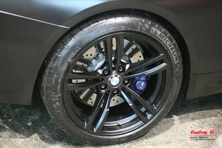 BMW M4 맷블랙(블랙무광) 휠도색으로 바디와 완벽한 조화를 맞추다. / 용인 처인구