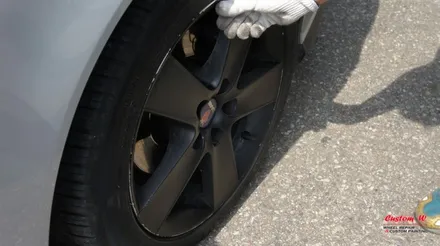 사브(SAAB)홀릭을 위한 사브 9-3 고스트크롬 휠도색과 캘리퍼도색. / 용인 처인구