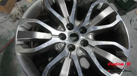 레인지로버 스포츠(Range rover sport) 블랙유광 휠도색으로 포스는 나의 것으로! / 용인 처인구