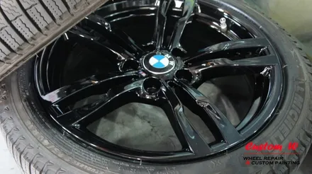 BMW 420D 441M 휠 블랙유광 휠도색. / 용인 처인구