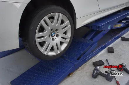 BMW 428I 컨버터블과 잘 어울리는 블랙유광 휠도색.(휠 상처수리 후 도색) / 용인 처인구