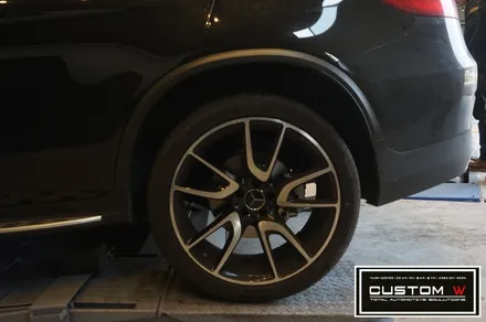 벤츠 GLC 43 AMG 쿠페 다이아몬드컷팅 휠수리, 캘리퍼도색. / 용인 처인구