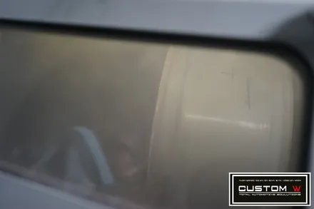 벤츠 GLE350D 블랙유광 휠도색, 레드 캘리퍼도색. / 용인 처인구