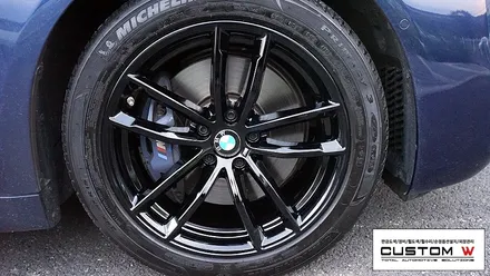 BMW G30 5시리즈 블랙유광 휠도색. / 용인 처인구