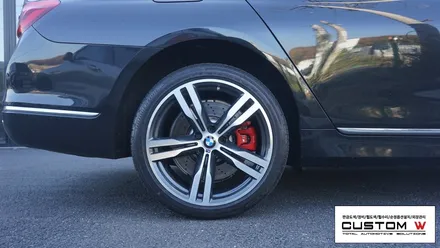 BMW F01 7시리즈 다이아몬드컷팅 휠수리. 1개의 휠만 수리해도 이질감은 없습니다. ^^ / 용인 처인구