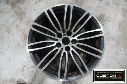 BMW G30 530i 664M 블랙유광(하이그로시 블랙) 휠도색 작업.! / 용인 처인구
