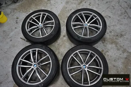 BMW G30 520d 고스트크롬 휠 도색 / 용인 처인구