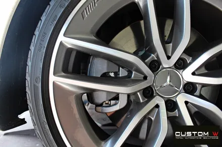 벤츠 CLS53 AMG 투톤무광 휠도색 + 카본 세라믹 골드 캘리퍼 도색 / 용인 처인구
