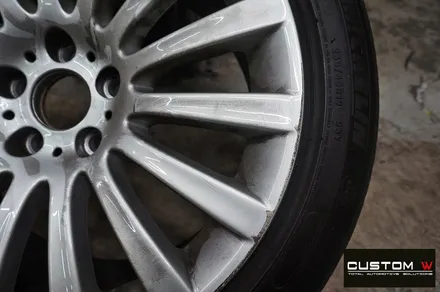 BMW 740i 1개 휠 상처 수리 후 순정 휠 복원 / 용인 처인구