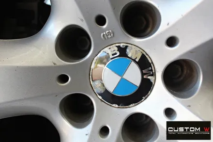 BMW X6 휠 상처 수리 후 실버 휠도색 복원 / 용인 처인구