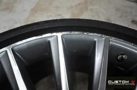 벤츠 C220d 마차휠 다이아몬드 컷팅 휠복원 / 용인 처인구