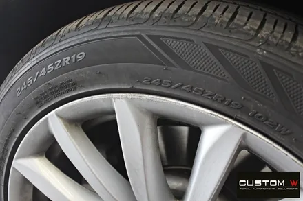 BMW G12 730Ld 휠 상처 수리 후 실버 휠복원 / 용인 처인구