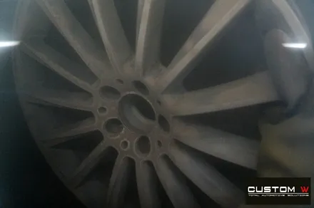 벤츠 S350 20인치 마차휠 상처 수리 후 다이아몬드 컷팅 휠복원 / 용인 처인구