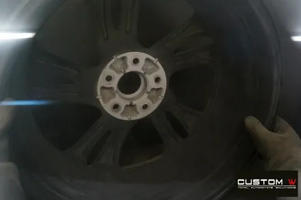 현대 싼타페 TM 인스퍼레이션 19인치 블랙유광 휠도색 / 용인 처인구