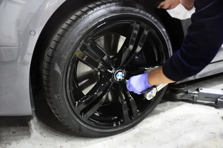 BMW 6GT 630i 블랙유광 휠도색 휠수리 / 용인 처인구