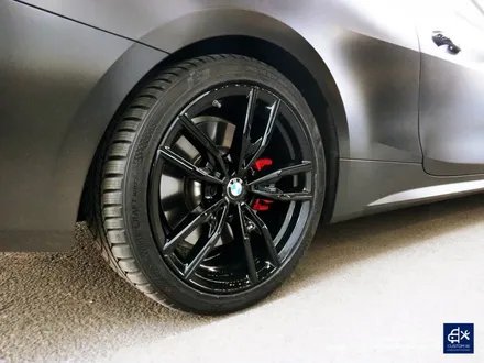 BMW M440i 휠수리 후 블랙유광 휠도색 / 용인 처인구