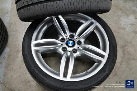BMW 530d 휠수리 후 블랙유광 휠도색 / 용인 처인구