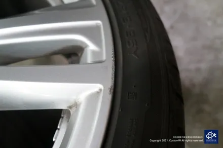 BMW 428i 박리후 블랙유광 휠도색 휠수리 / 용인 처인구