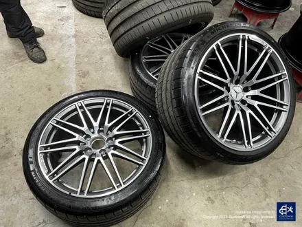 벤츠 GTC AMG 블랙실버 무광 투톤 휠도색 / 용인 처인구
