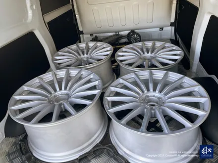 벤츠 GT43 AMG 박리 후 블랙실버 유광 투톤 휠도색 / 용인 처인구