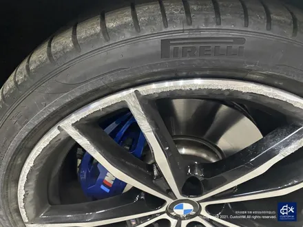 BMW G20 320d 투어링 791M 휠수리 후 블랙유광 휠도색 / 용인 처인구