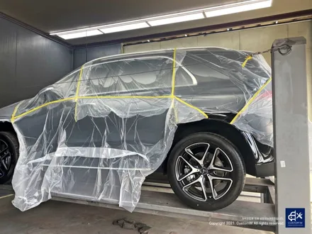 벤츠 GLE53 AMG 블랙유광 휠도색 + 레드 캘리퍼 도색 / 용인 처인구