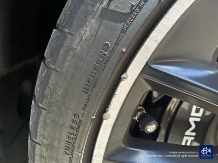 벤츠 E53 AMG 휠수리 후 매트 블랙 실버 투톤 휠도색 / 용인 처인구