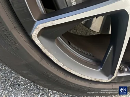 Mercedes-AMG GLE53 휠수리 후 블랙유광 휠도색 / 용인 처인구