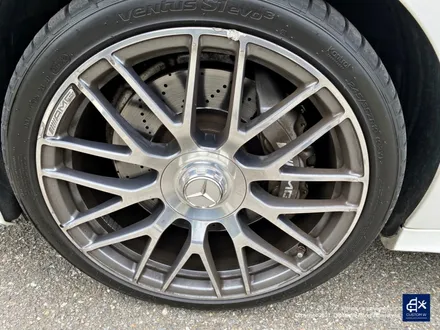 벤츠 C63 AMG 휠수리 후 블랙실버 유광 투톤 휠도색 / 용인 처인구