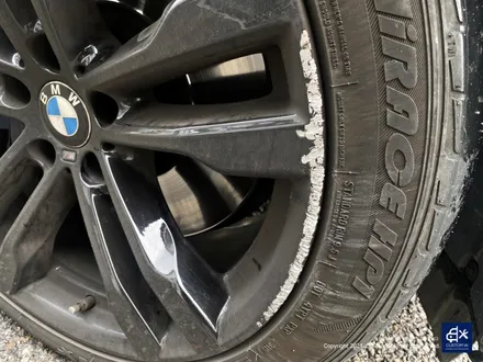 BMW X5 50d 휠수리 후 블랙유광 휠도색 / 용인 처인구