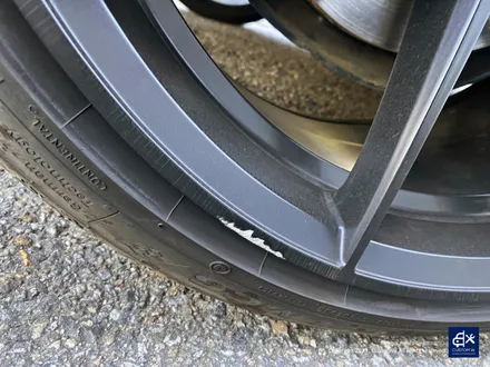 BMW F30 328i 휠수리 후 무광 블랙 휠도색 / 용인 처인구