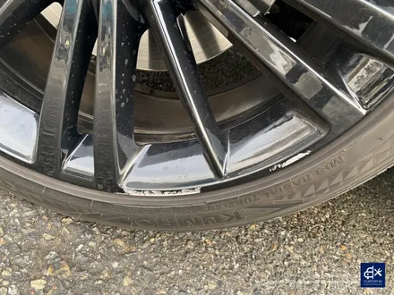 벤츠 CLS400d 휠수리 후 블랙유광 휠도색 / 용인 처인구