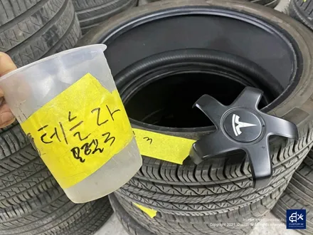 테슬라 모델3 휠수리 후 무광 블랙 휠도색 / 용인 처인구