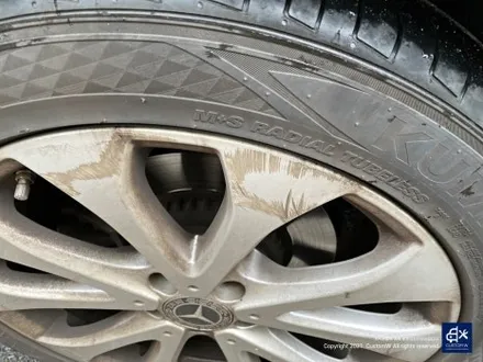 벤츠 E300 휠수리 후 실버 휠도색 / 용인 처인구