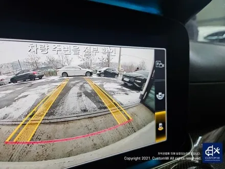 CLS300d 어라운드뷰 순정 360카메라 , 전방 범퍼 사고로인한 판금도색. / 용인 처인구