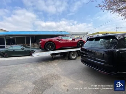 페라리 488 피스타 카본 세라믹 골드 캘리퍼 도색 Ferrari 488 Pista / 용인 처인구