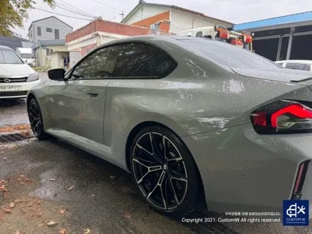 믿고 맡기는 커스텀 W_! 캐리어 카 (세이프 티 로더)를 이용해서 입출고_! BMW G87 신형 M2 블랙 유광 휠도색 & 레드 캘리퍼 도색 / 용인 처인구