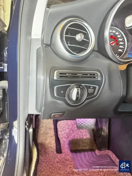 W205 C클래스 후기형 반자율주행 + 360도카메라(어라운드뷰) 순정 옵션 설치. / 용인 처인구
